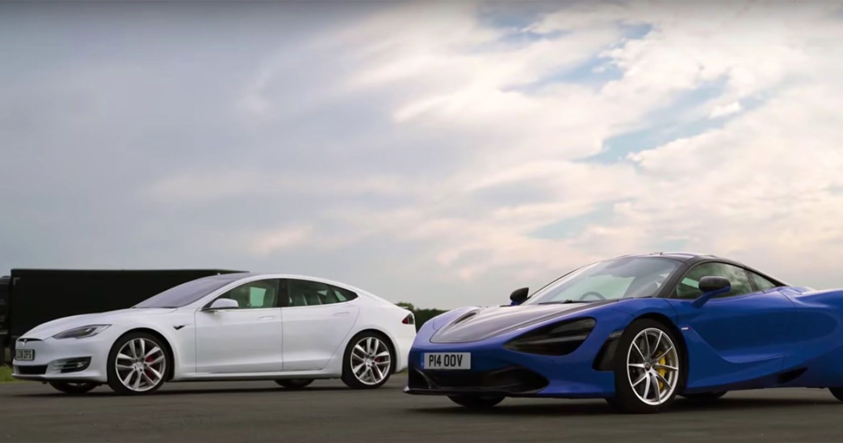 Tesla Model S Takes On McLaren 720S In Drag Race