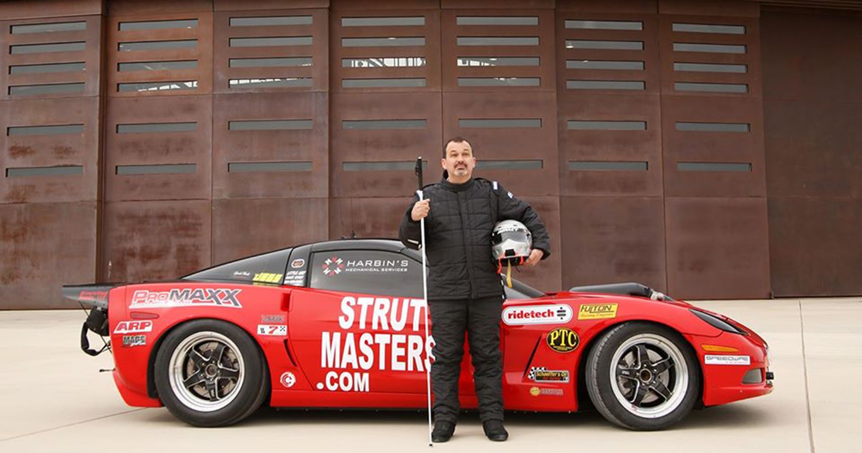 Dan Parker race suit C6 Corvette