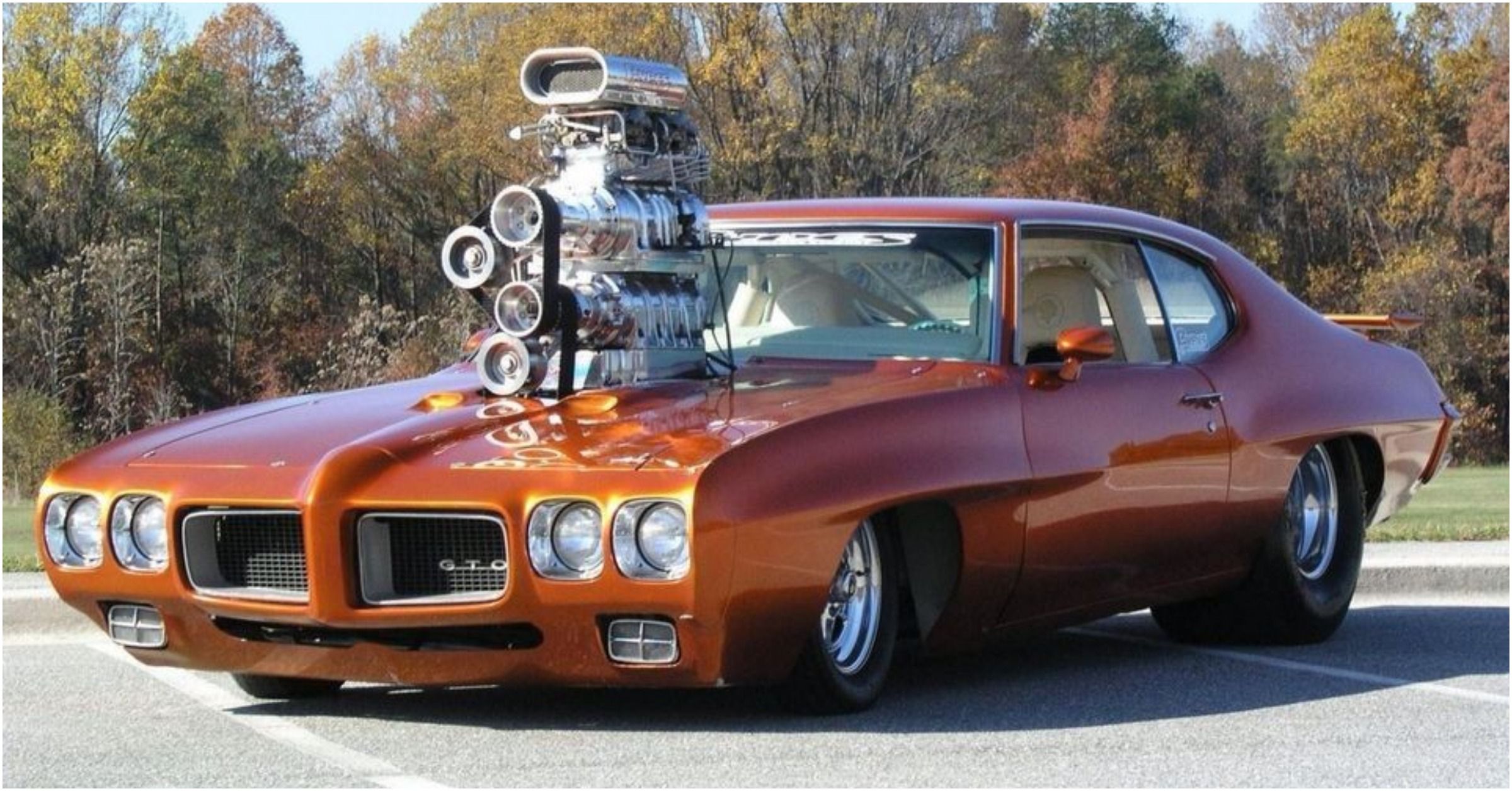 15 Beast Photos Of Muscle Cars With Oversized Engines Hotcars