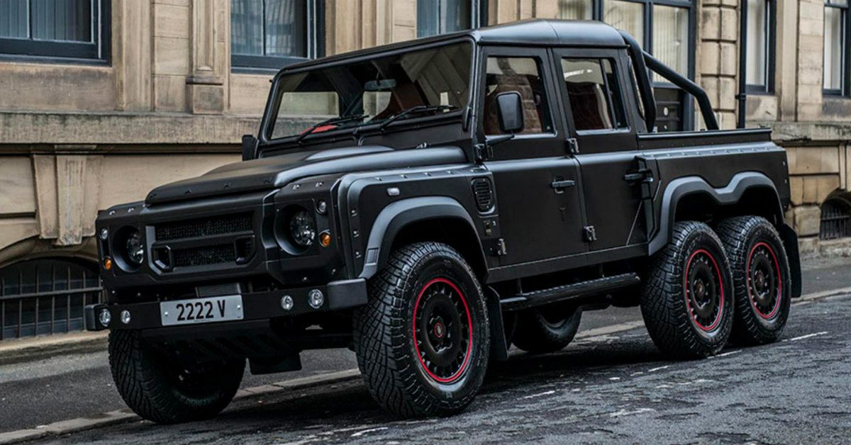 Modified Land Rover Defenders