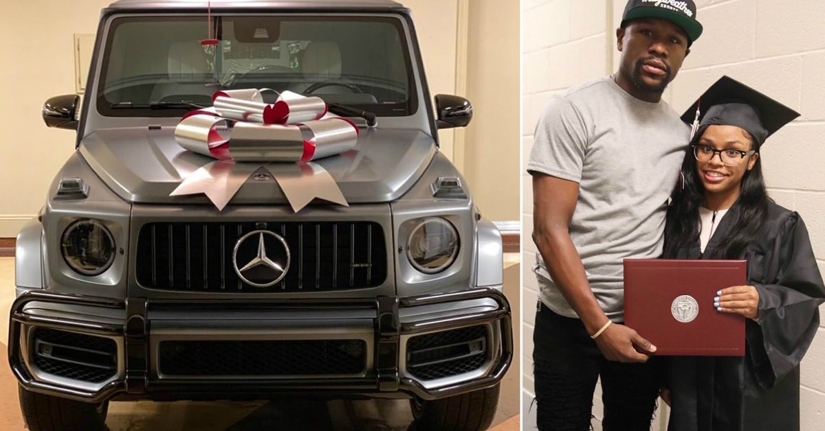 Floyd Mayweather gives daughter new Mercedes G-Wagon