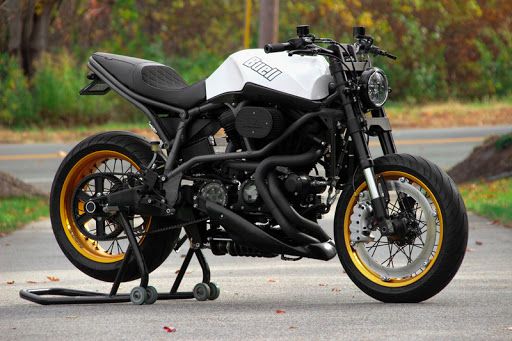 Modified Buell motorcycle