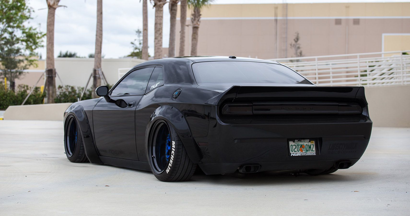 The Black As Night Dodge Challenger