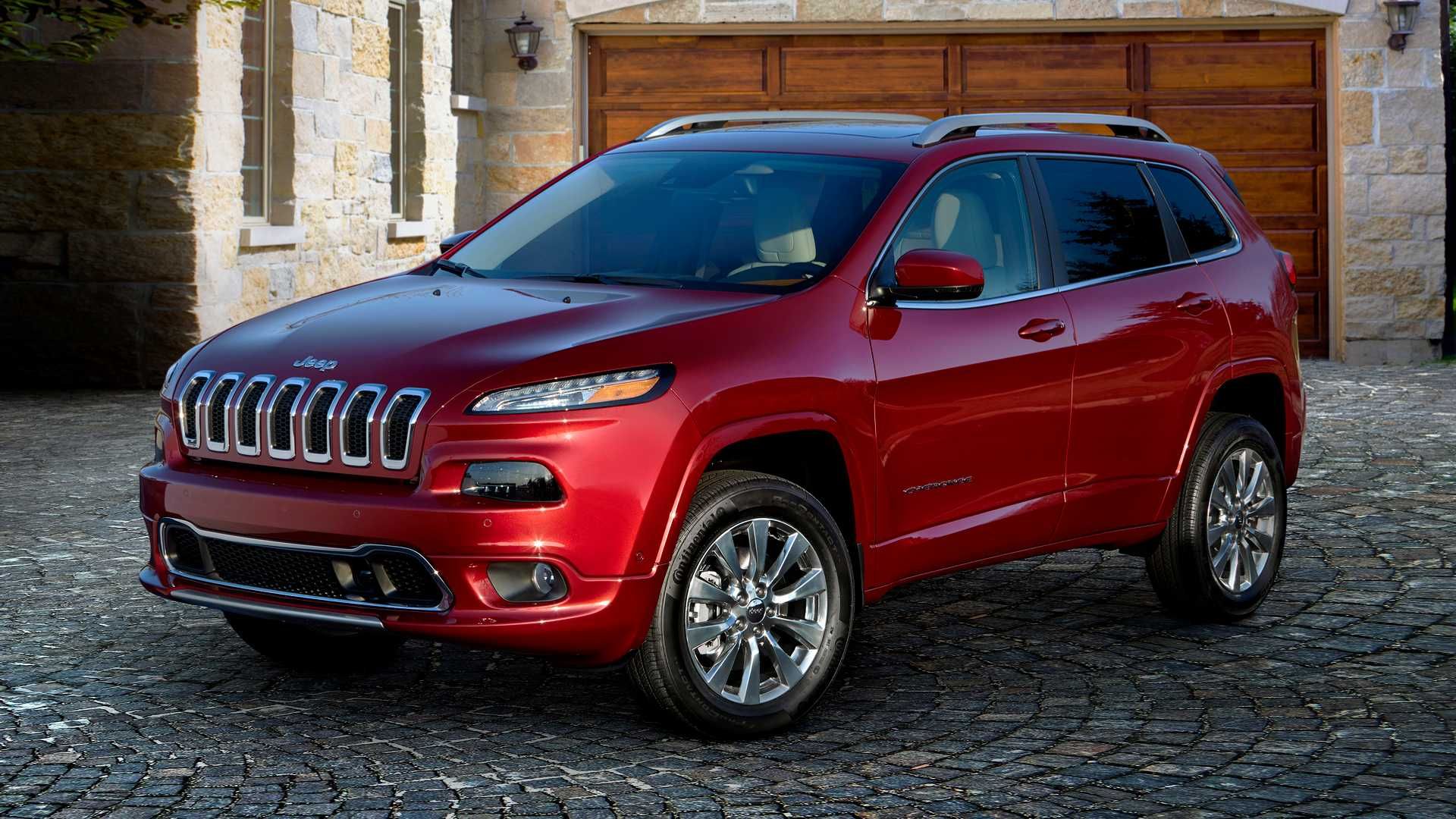 red 2019 jeep cherokee