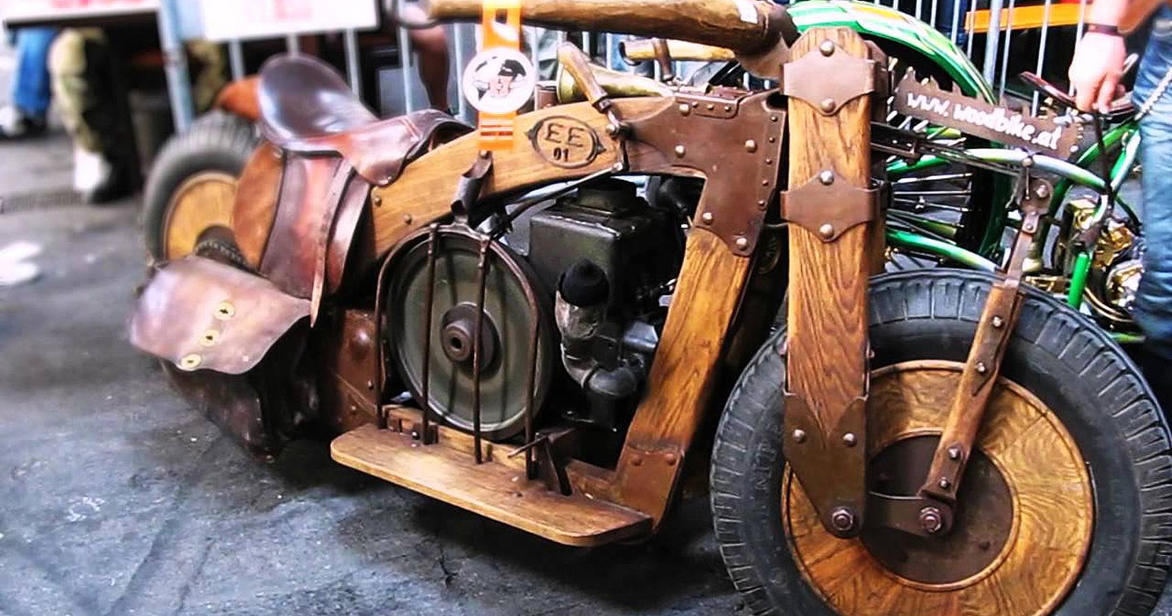 Move Aside Woodie Wagons, Here’s A Woody Motorcycle