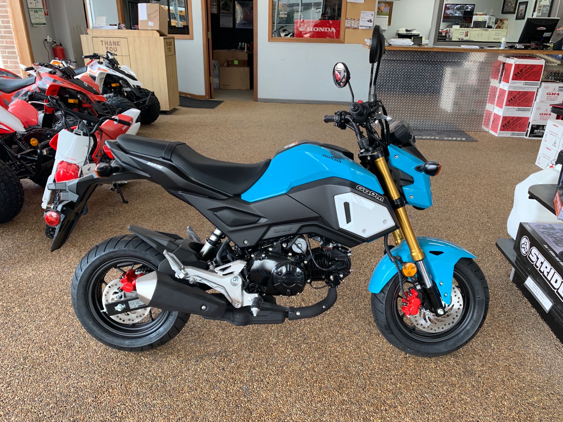 The Honda Grom Motorcycle In Full Focus Perfect For New Riders