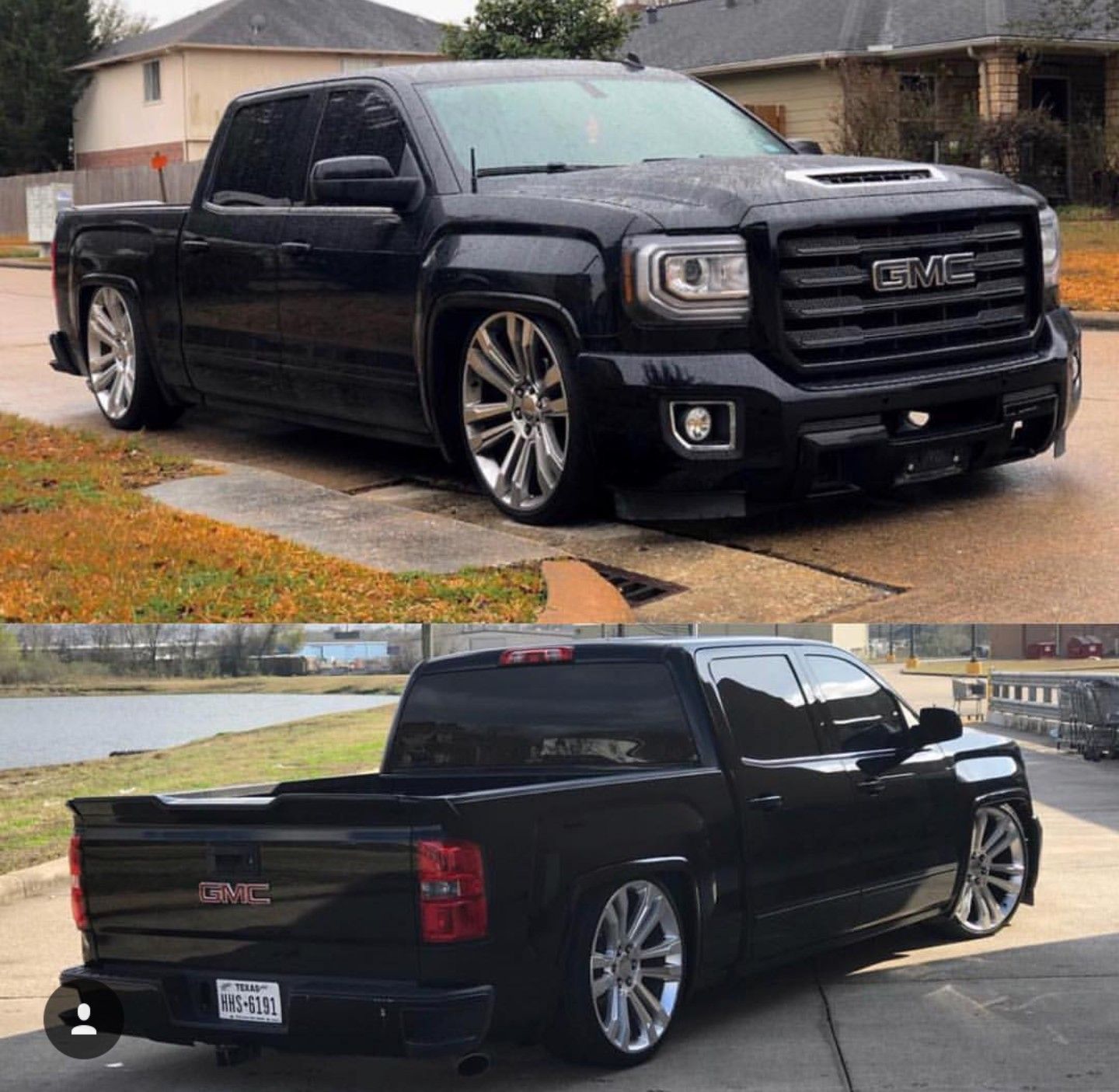 Lowered truck stance