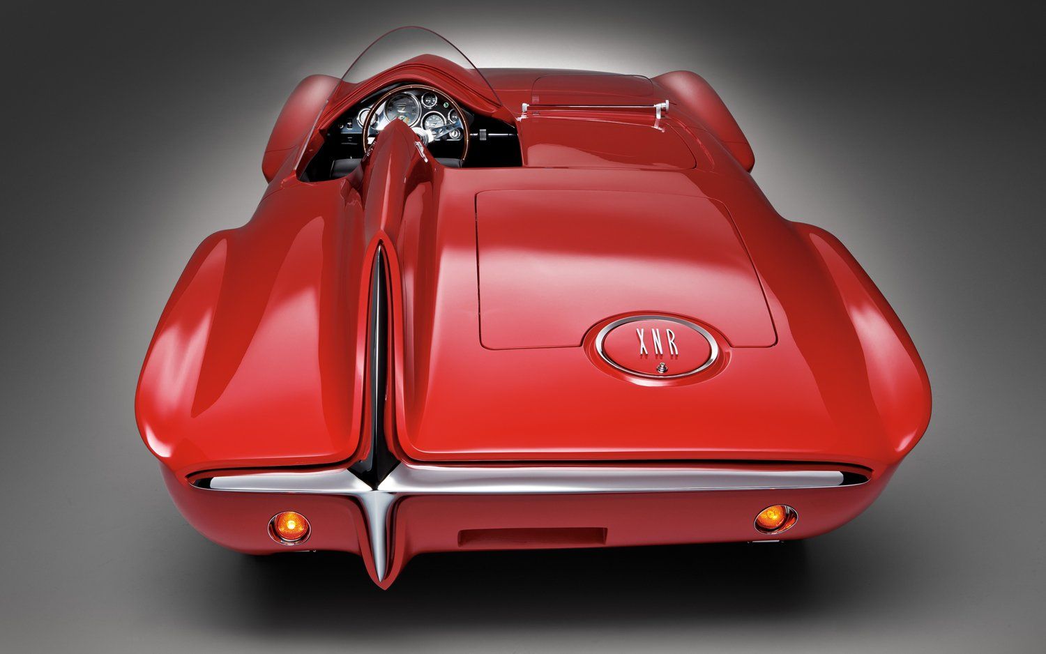 Le concept Plymouth XNR 1960. Arch2O-1960-Plymouth-XNR-concept-rear-top-view