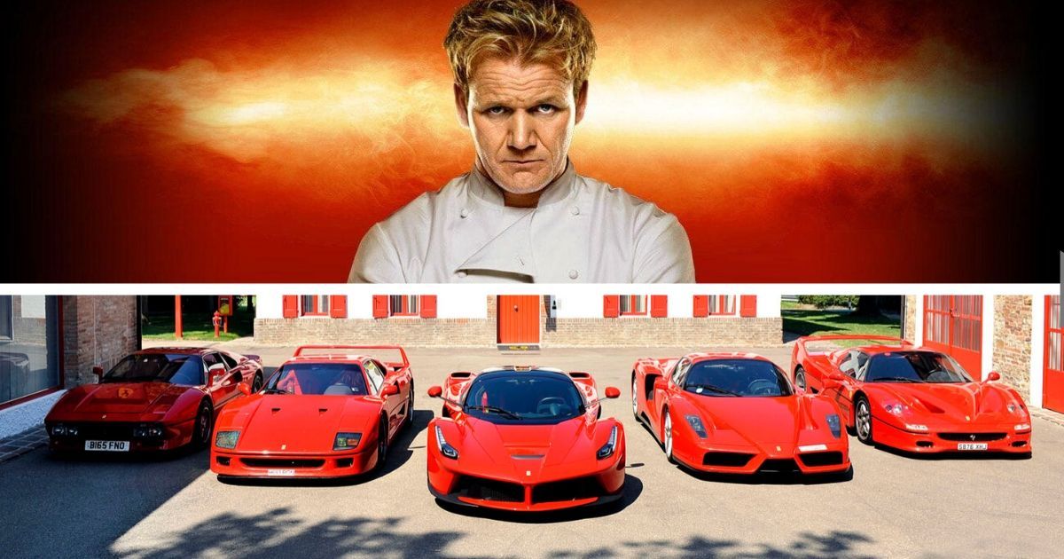 Chef Gordon Ramsay Ferrari Collection Fire Red