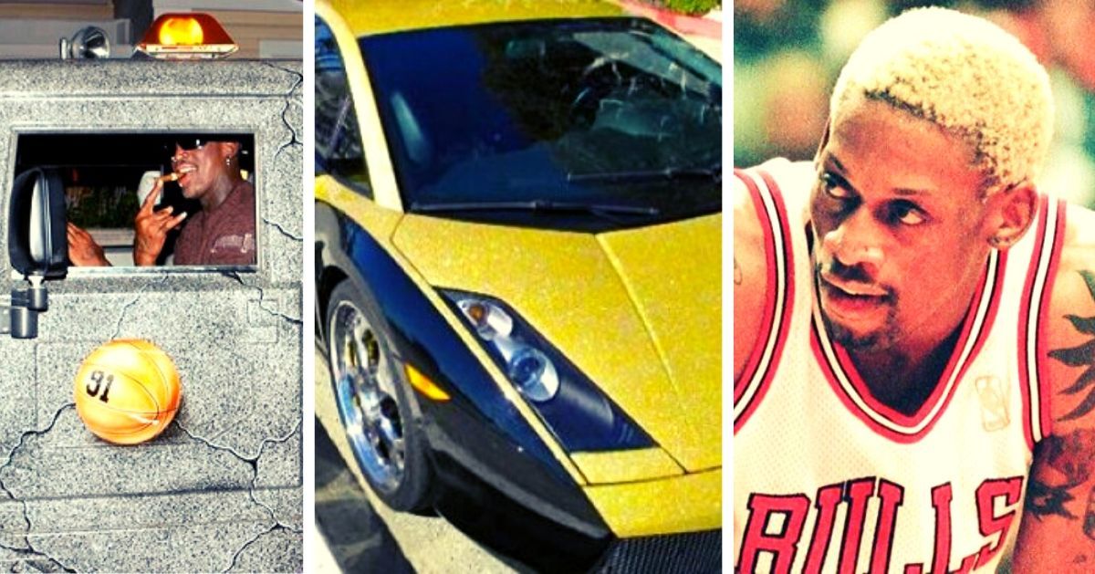 Dennis Rodman Car Collection Hummer H1 And Lamborghini Gallardo Basketball