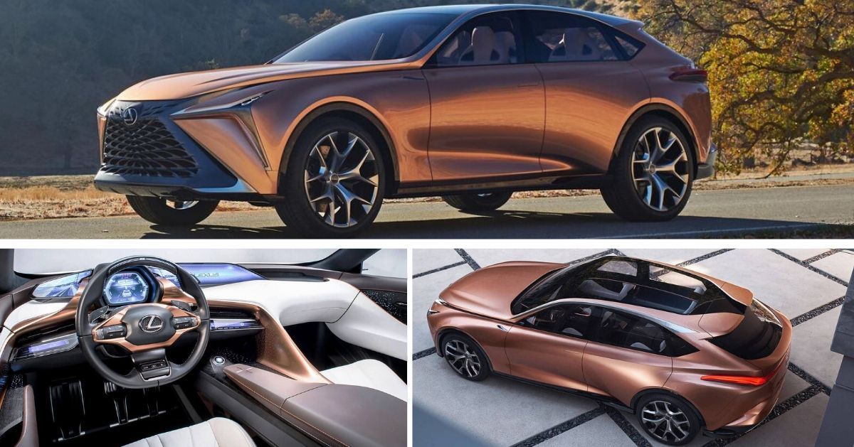 Lexus LQ 2022 Front tail view and interior