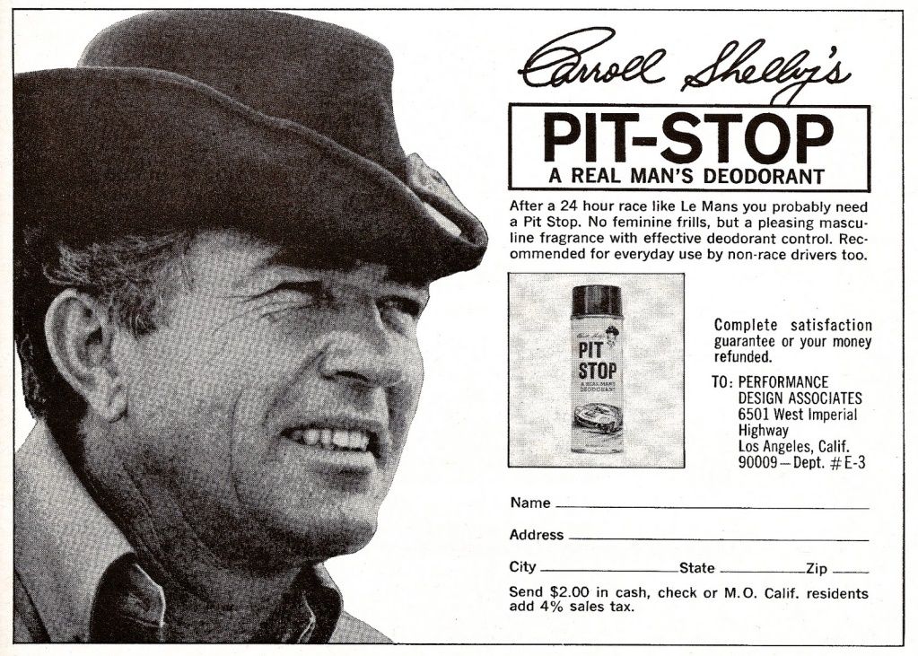 Shelby advertises deodorant (1967)
