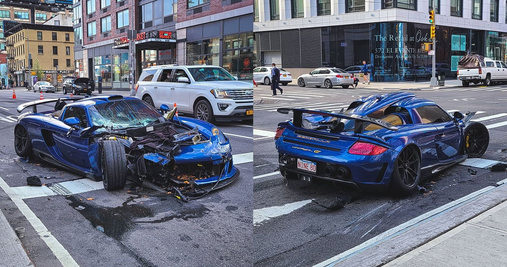 Ultra-Rare Gemballa Mirage GT Smashes Its Way Through NYC