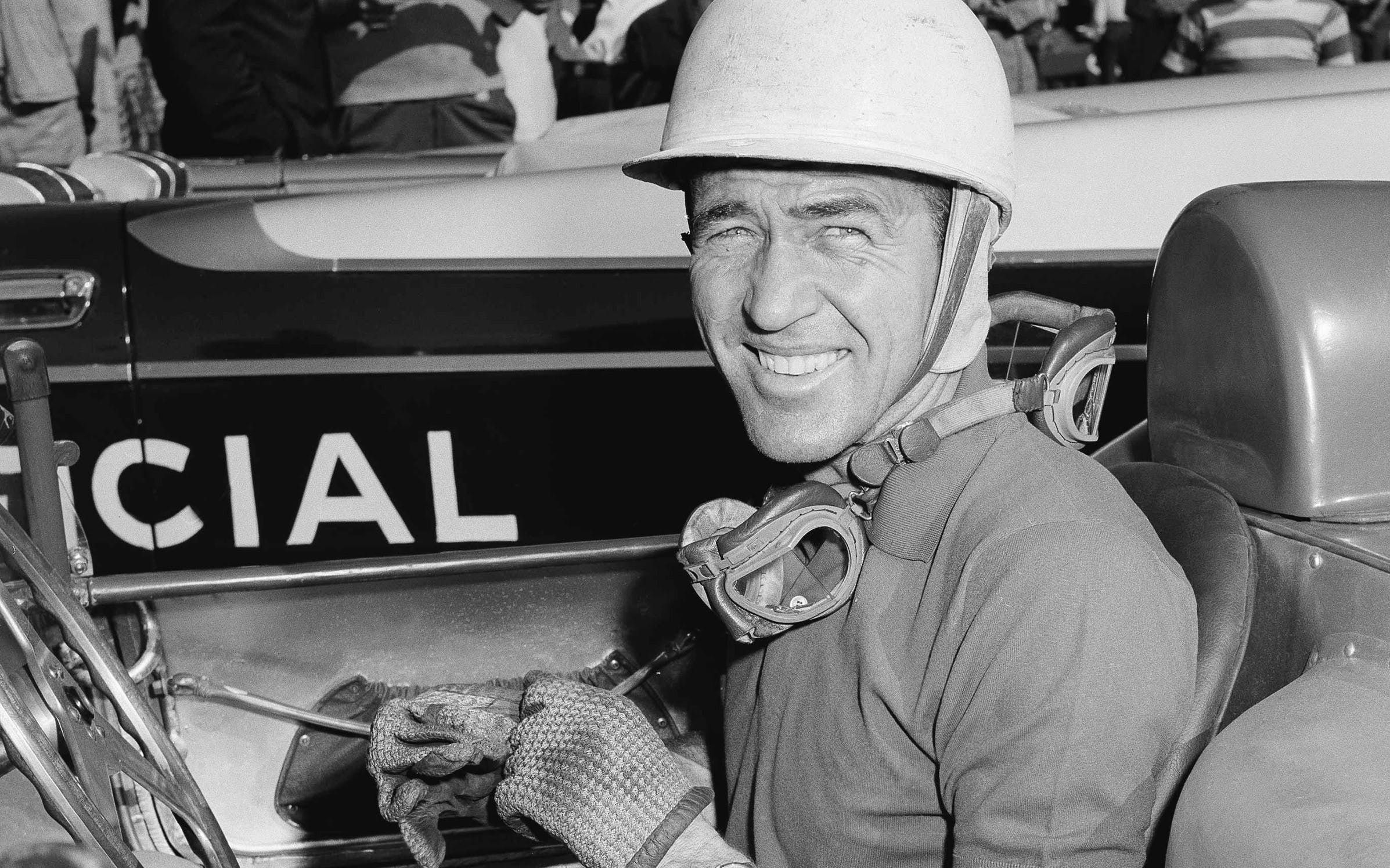 Carroll Shelby on the track