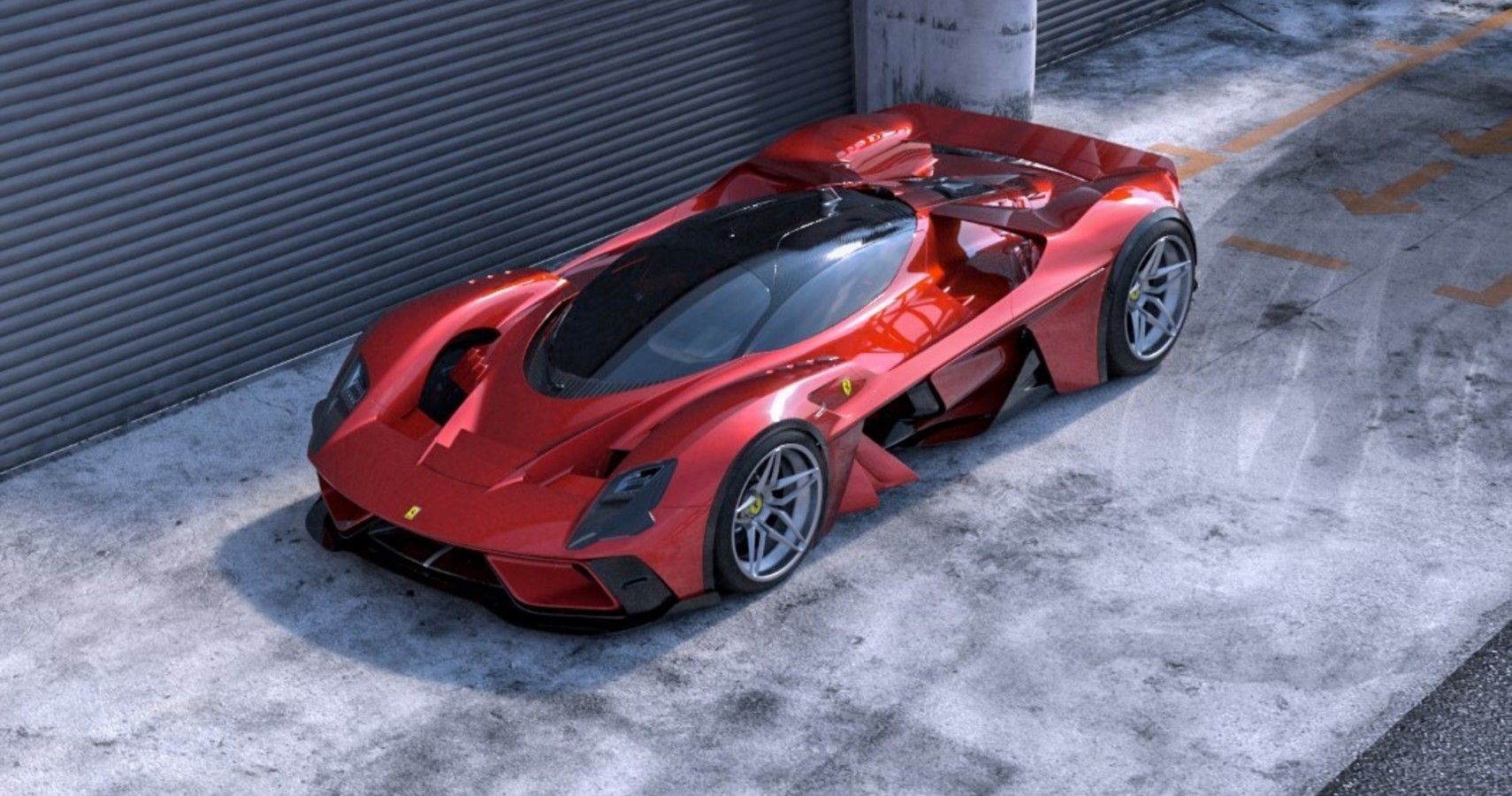 Check Out These Wild New Ferrari Hypercar Renders