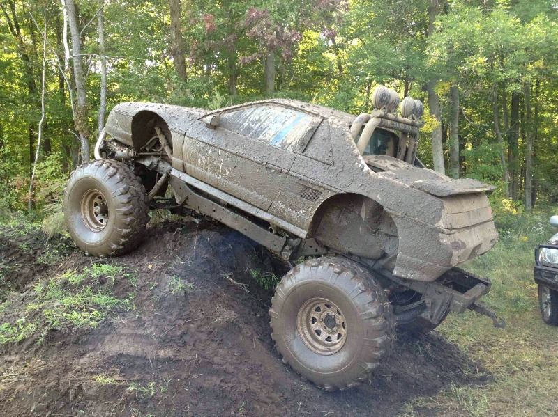 15 Intriguing Photos Of Normal Cars Modified As Off-Roaders