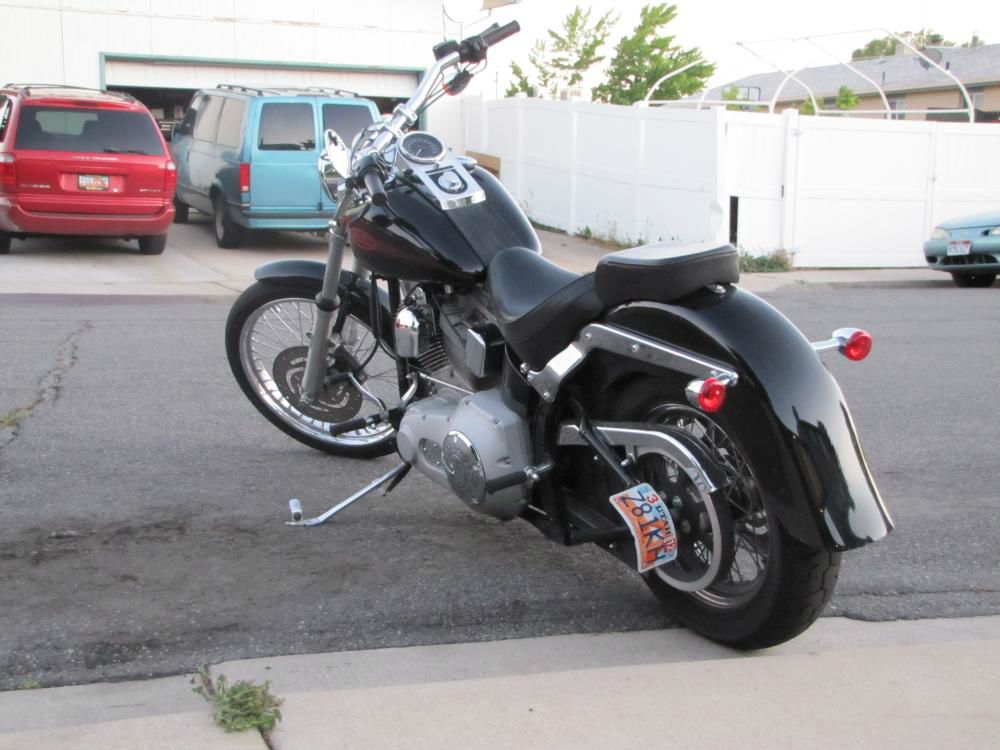Harley Davidson side mount license plate