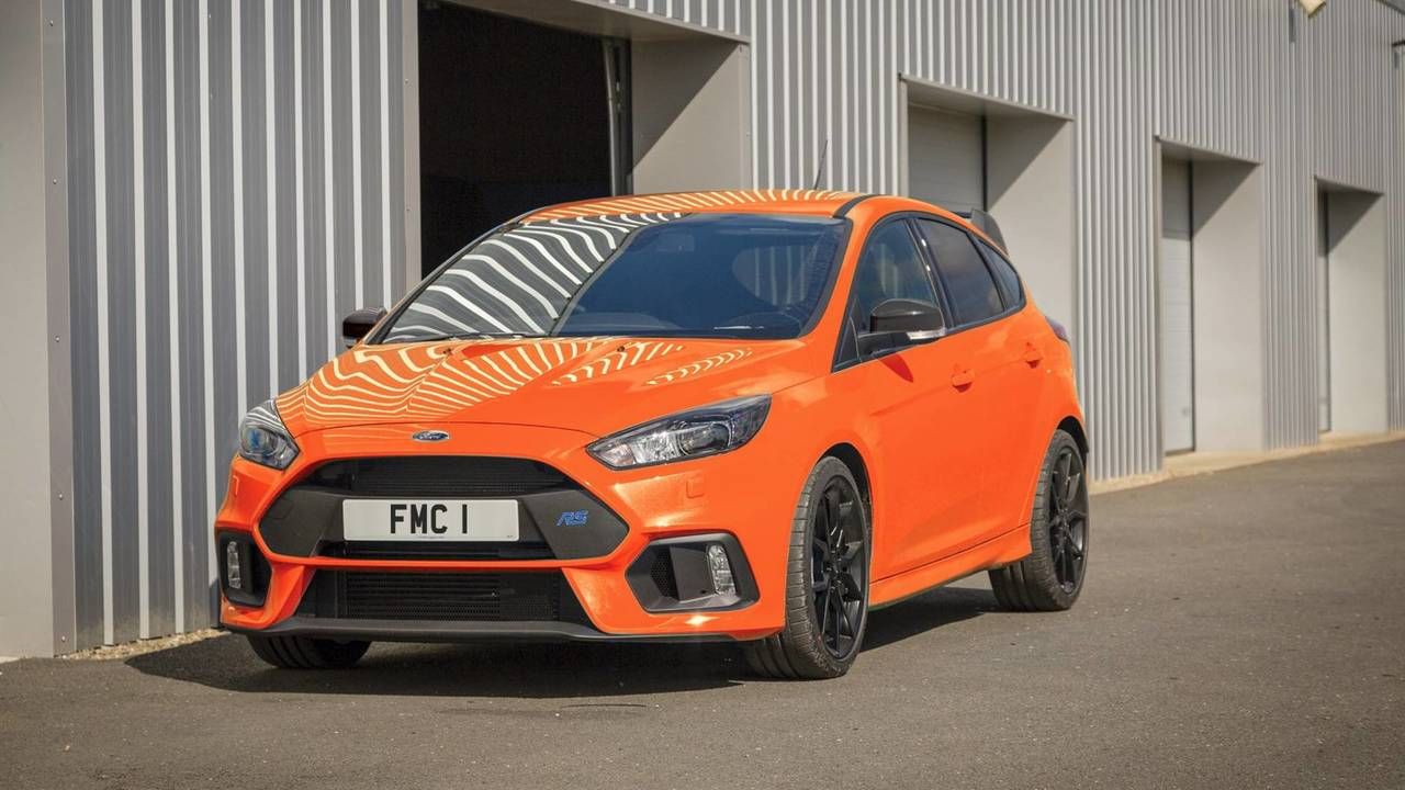 2018 Ford Focus RS Heritage Edition orange