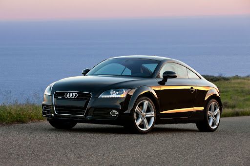 A 2013 Audi TT Coupe at the golden hour