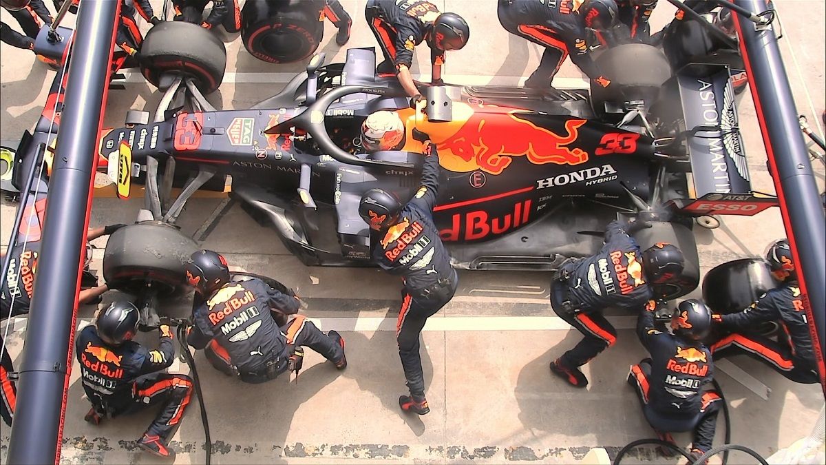 Red Bull Pit stop