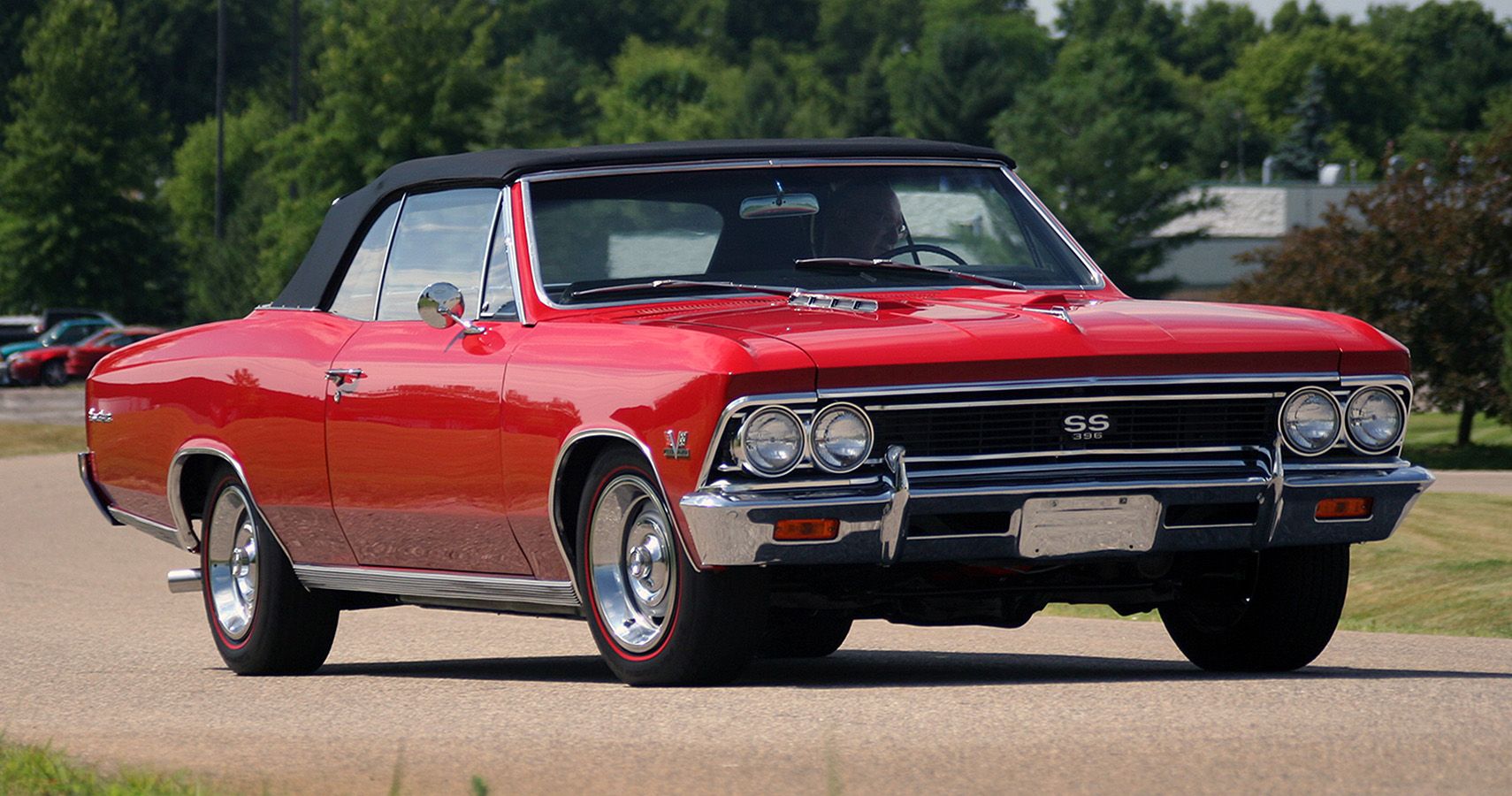 Stunning Red 1966 Chevrolet Chevelle Convertible
