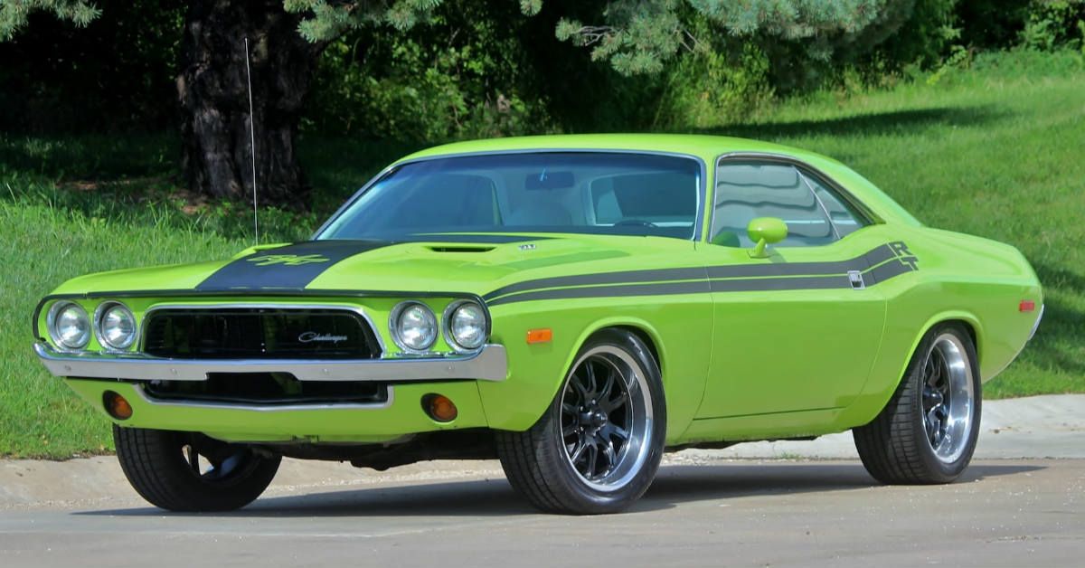 Green 1972 Dodge Challenger