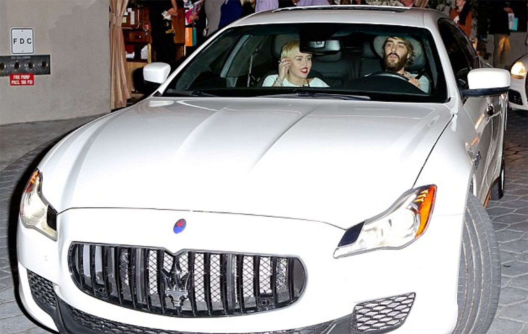 Miley Cyrus's Very Capable Maserati Quattroporte