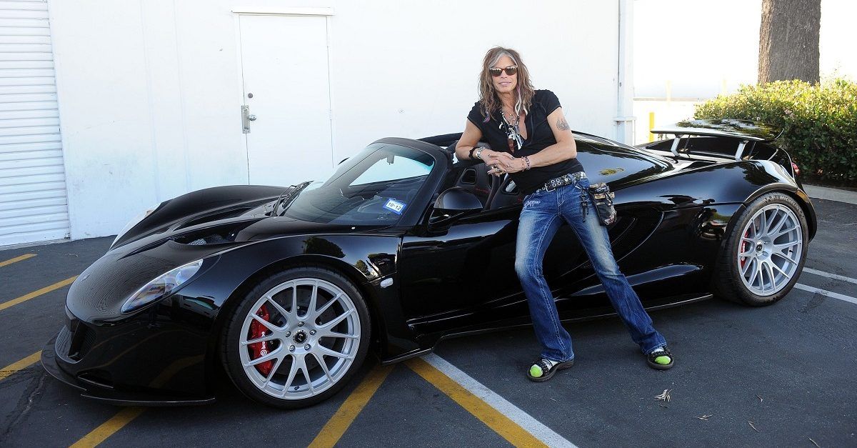 Steven Tyler and his expensive Hennessey