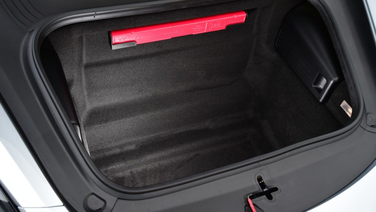 The trunk of the 718 Boxster