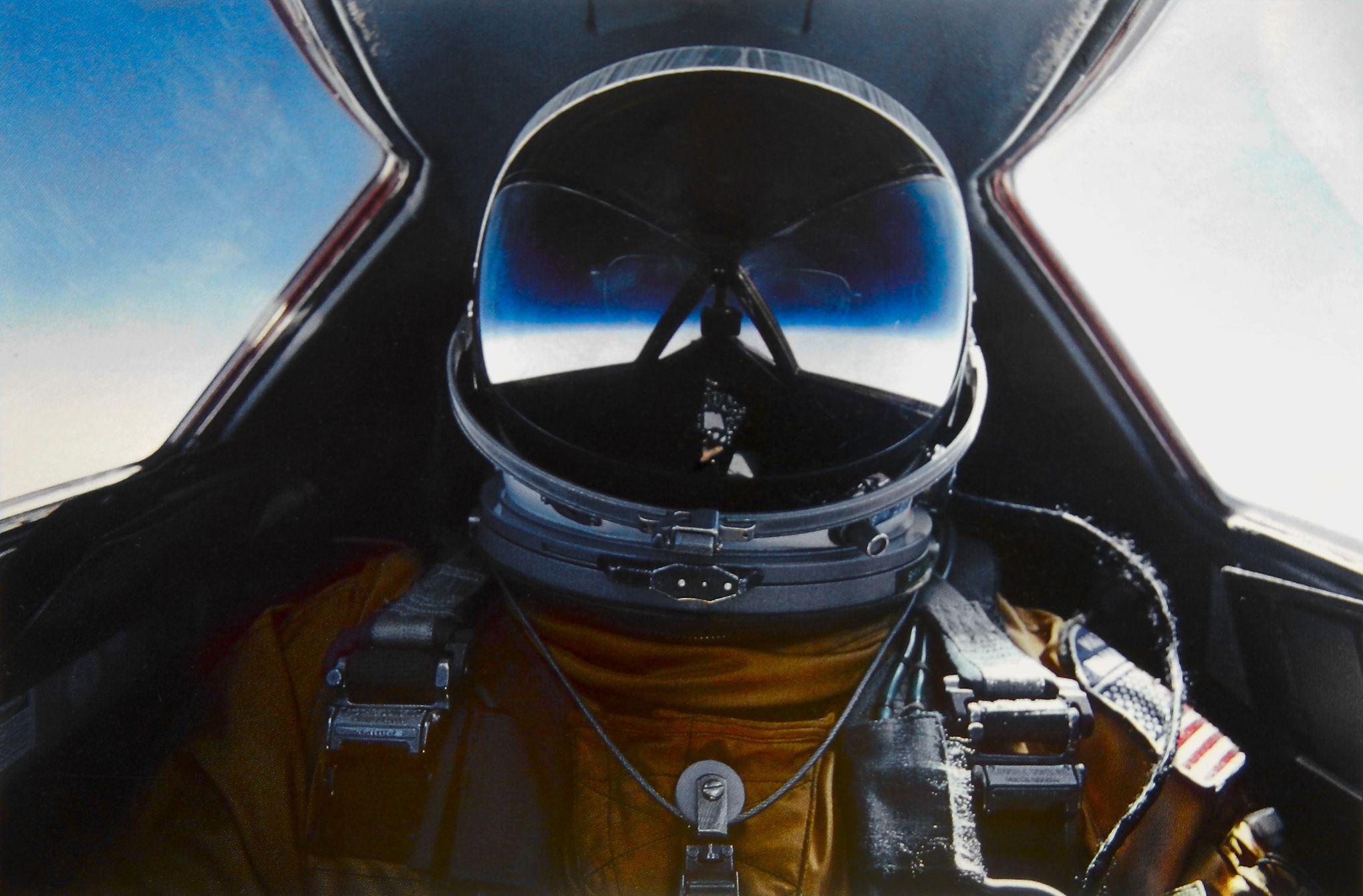 Brian Shul in the cockpit of the SR-71 Blackbird