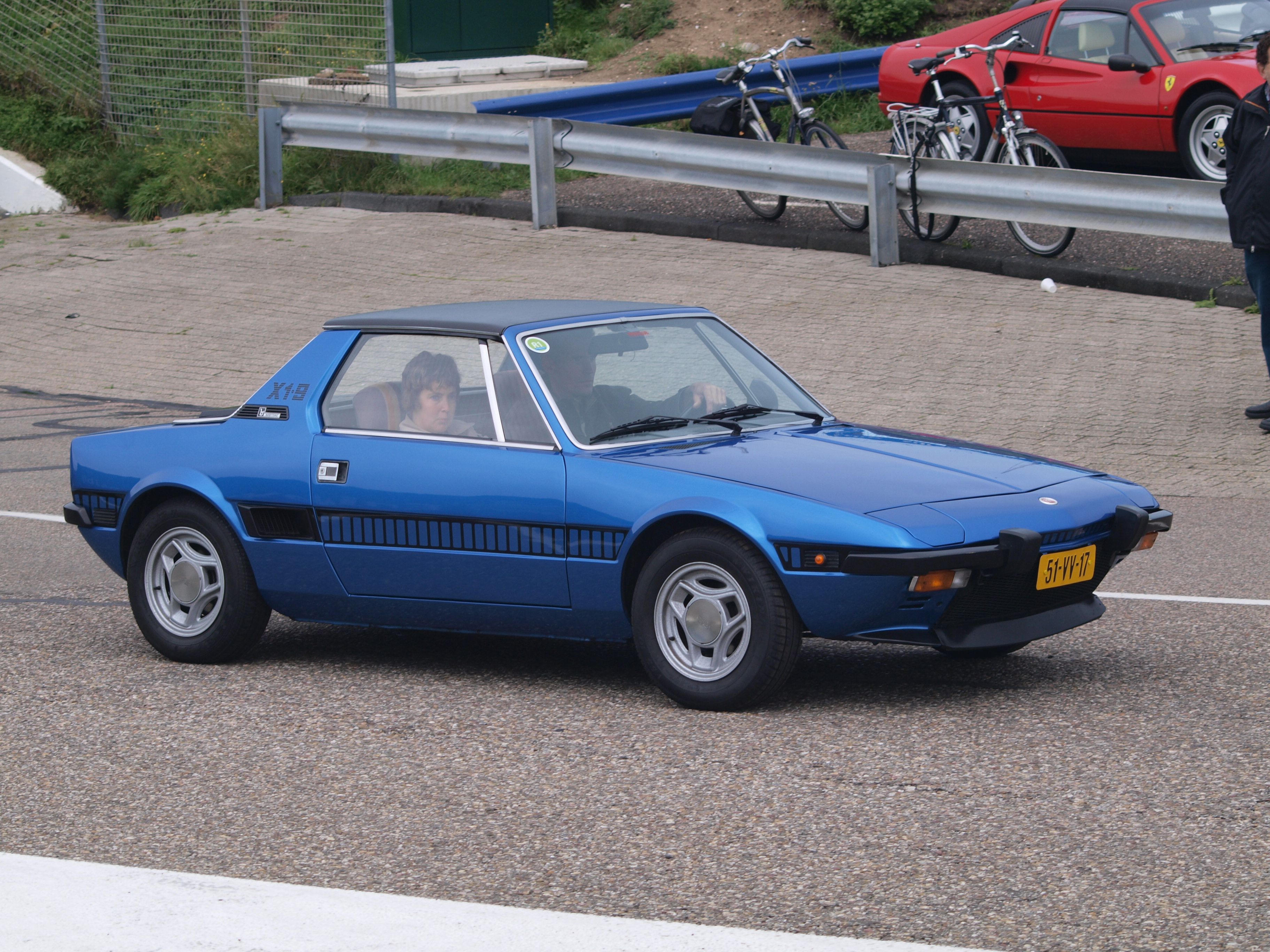 Blue Fiat x1/9