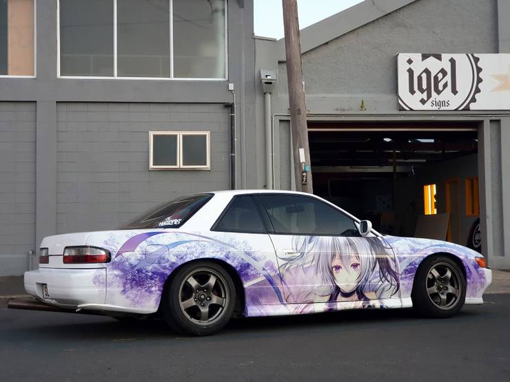 Check Out These Wild Anime Wrapped Sports Cars People Actually Drive