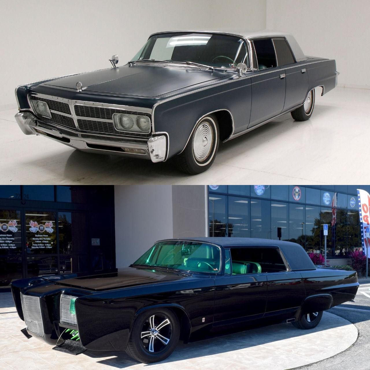 Imperial 1966 Chrysler vs Black beauty