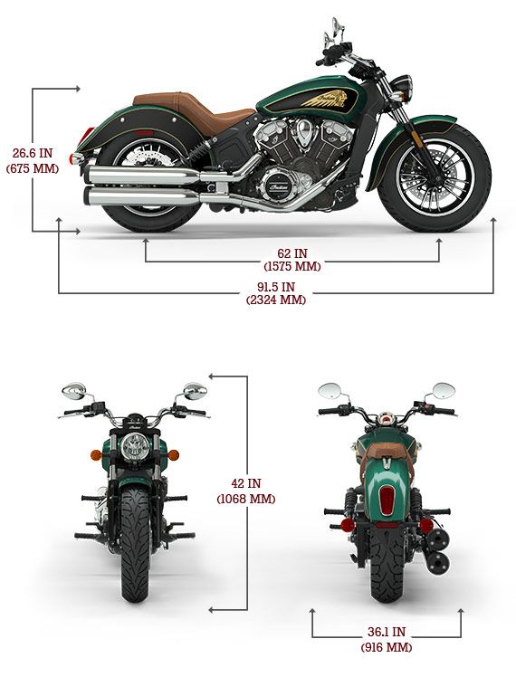 Indian Scout Motorcycle riding