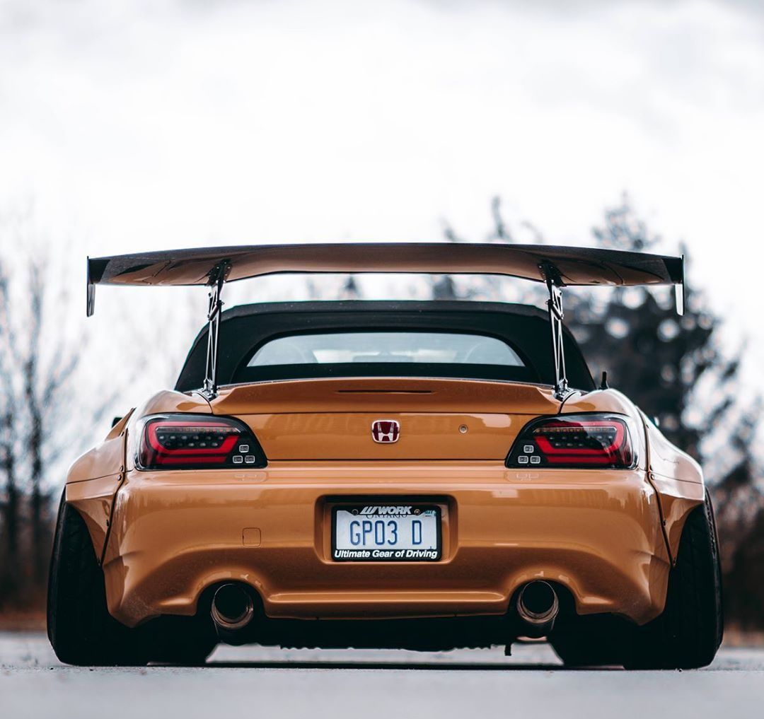 Honda S2000 With Giant Wing