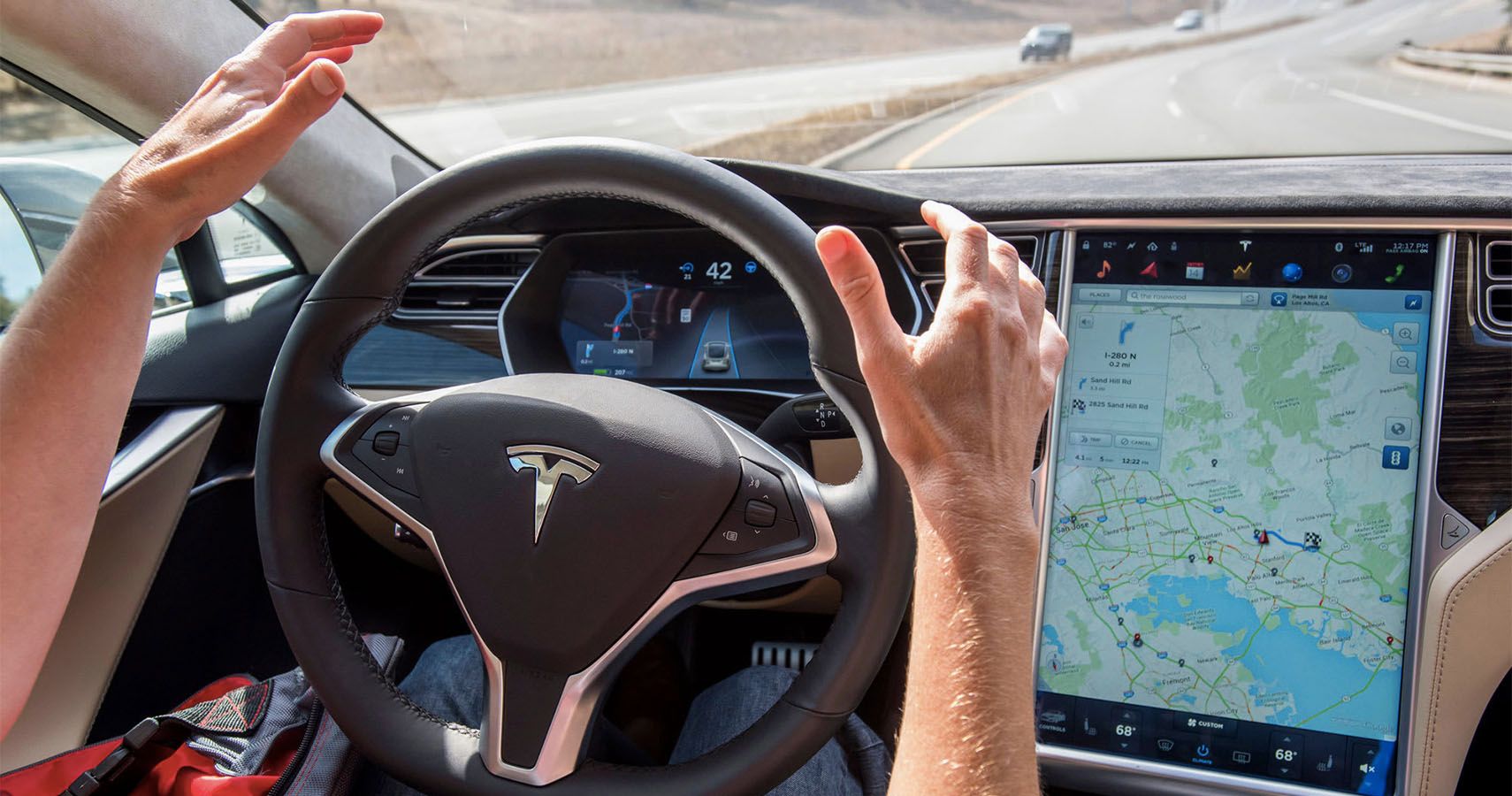 Tesla Autopilot Hands Off
