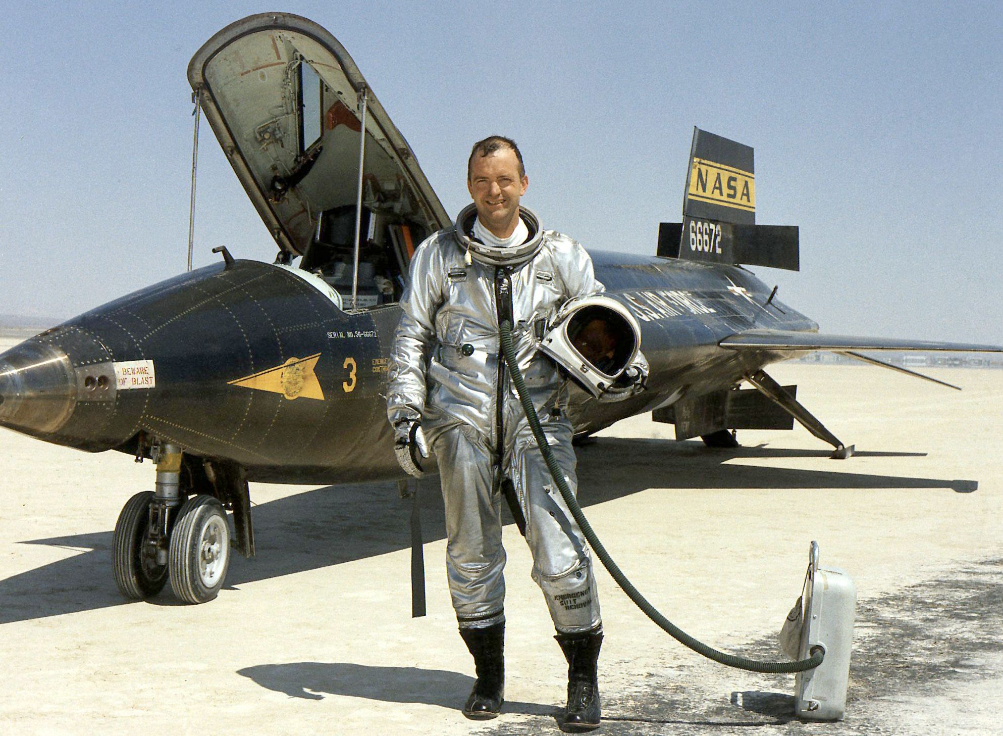 Test Pilot Bill Dana, NASA's First Employee