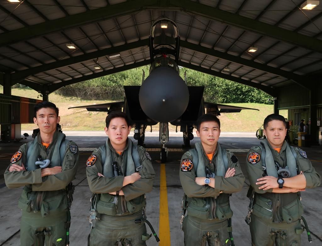 The four Republic of Singapore Air Force personnel who responded to the alleged bomb threat on board Scoot flight
