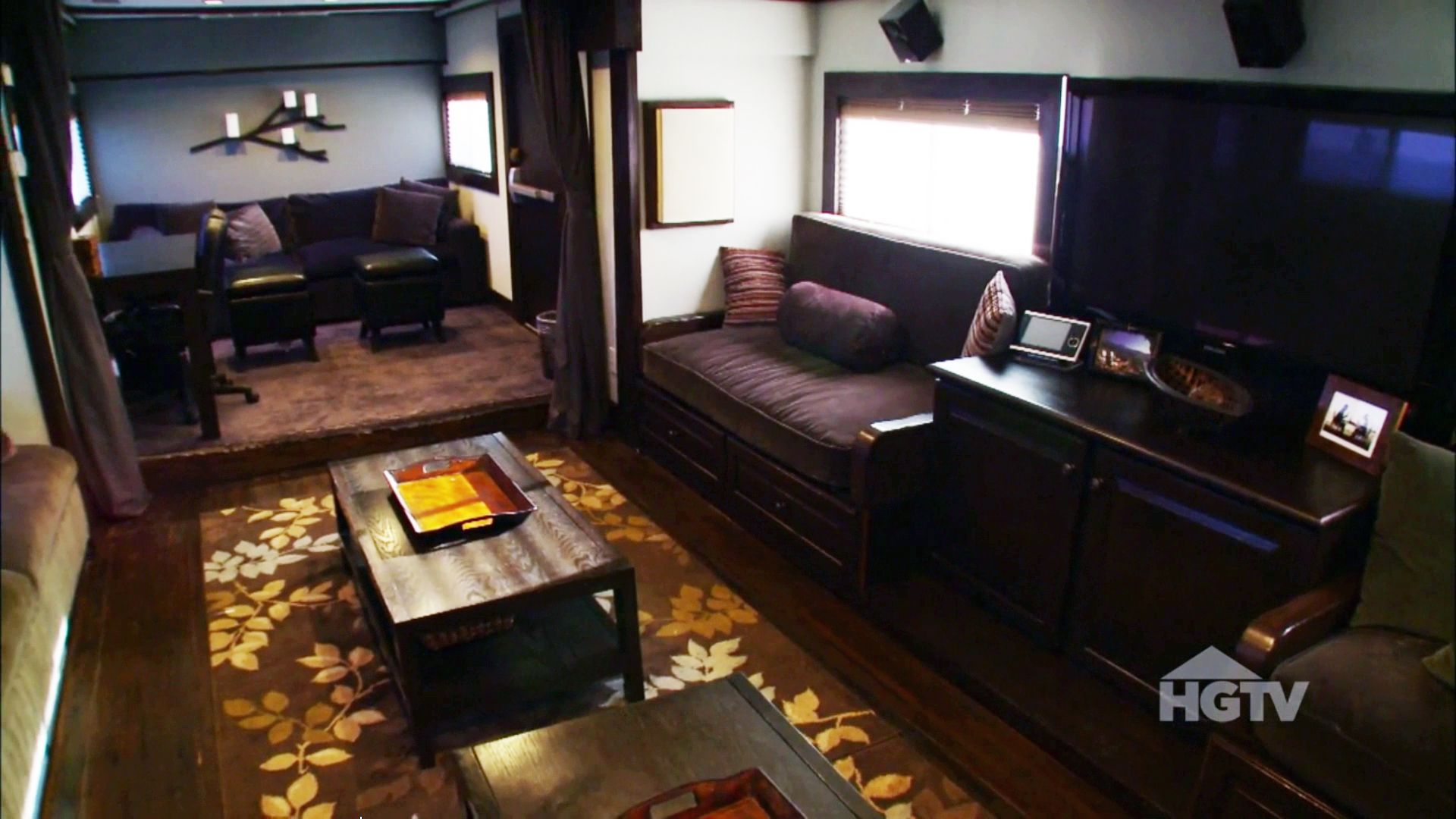 Vin Diesel Hangs Out In Style In His Motorhome While On Set