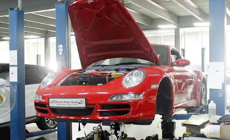 Repairing a Porsche