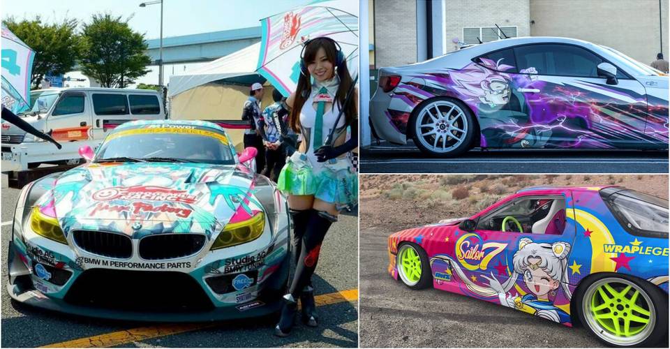 Check Out These Wild Anime Wrapped Sports Cars People Actually Drive