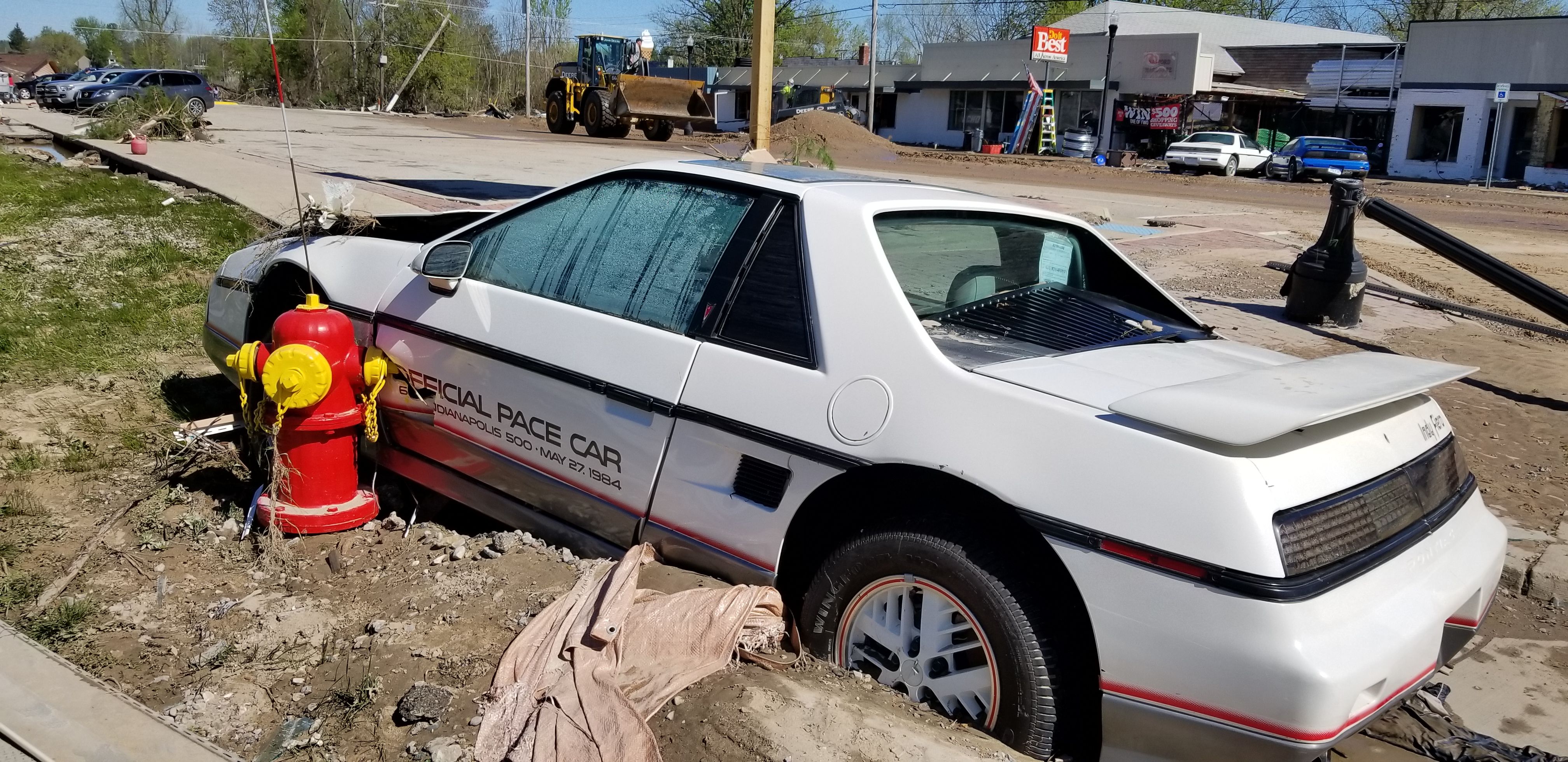 Rare Fieros were damaged when the Forever Fiero building was flooded
