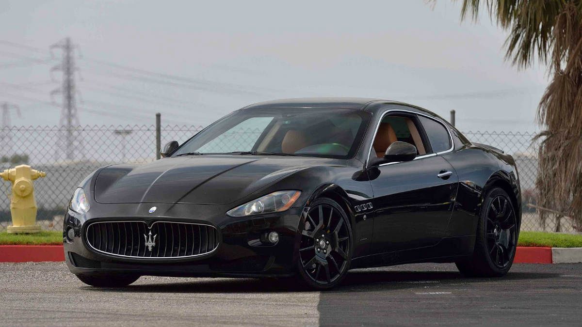 cool black Maserati