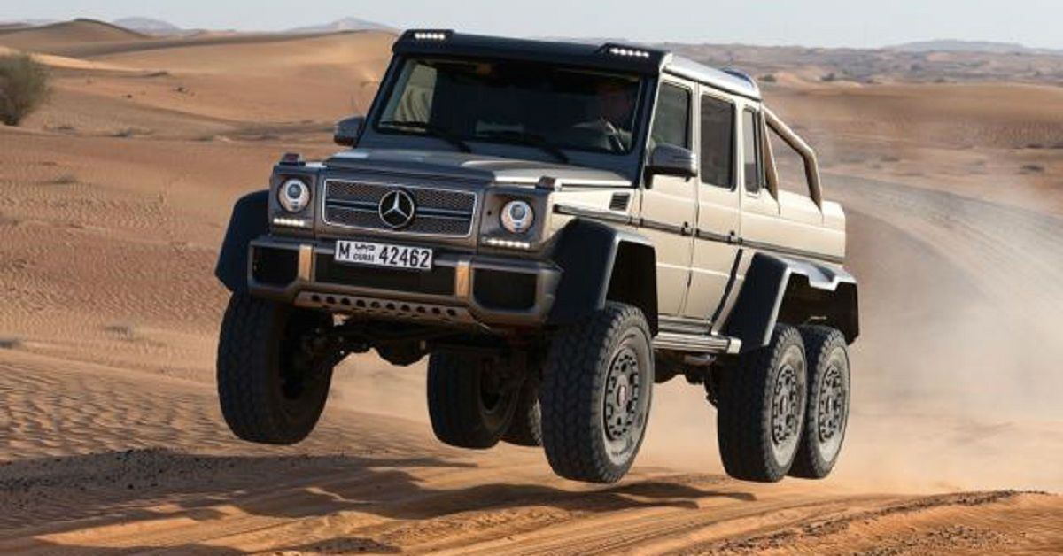 Mercedes Benz G-class desert