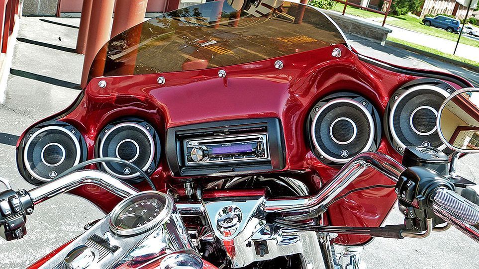 Motorcycle stereo