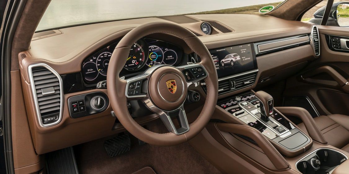 The Porshe Cayenne's steering