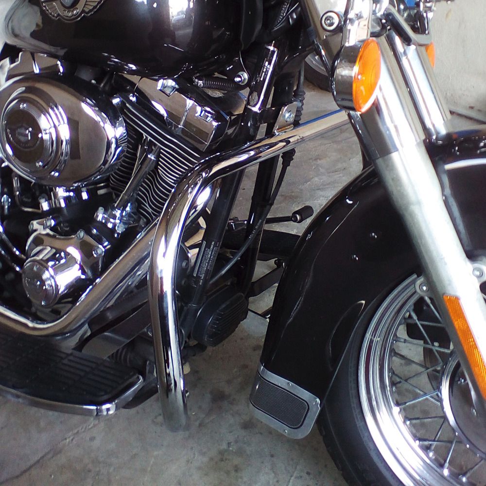 Harley Davidson Softail Chrome Engine Exterior Look