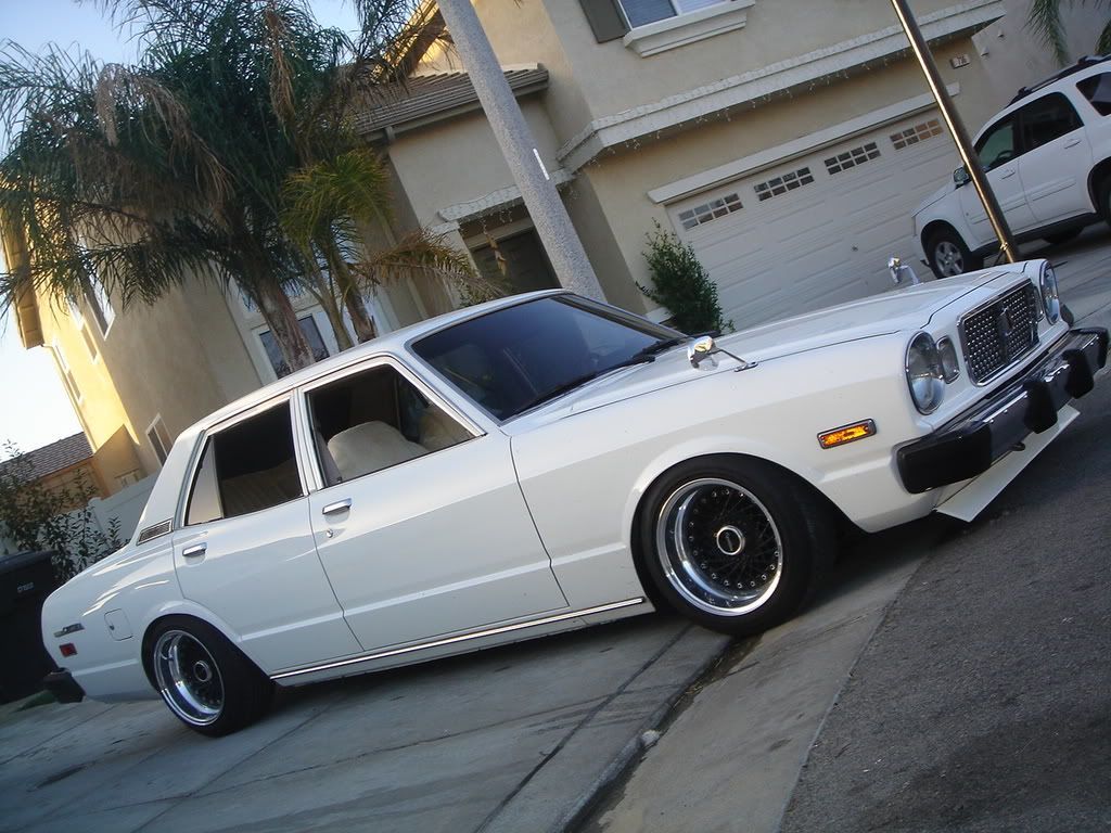 toyota cressida parked at a home parking