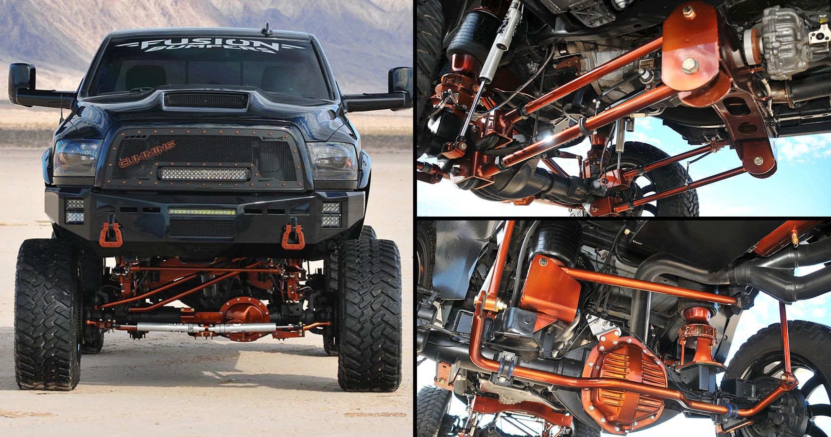 2014 Ram 2500 Demon Child front and rear suspension
