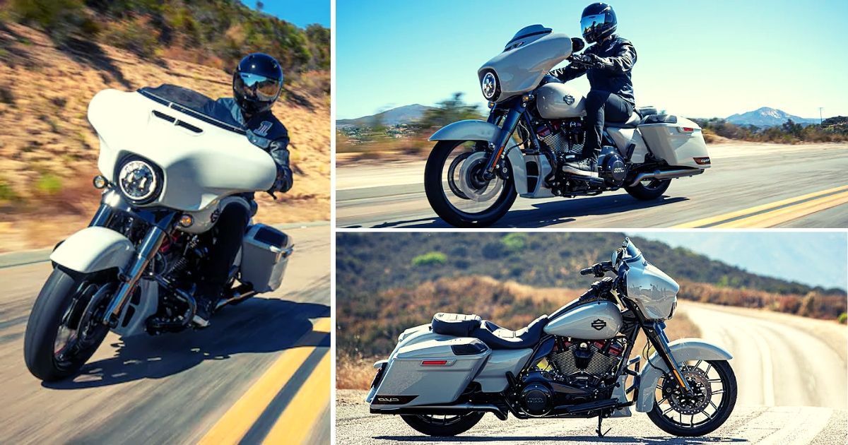 2020 Harley-Davidson CVO Street Glide motorcycle riding